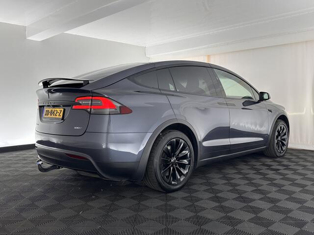 Tesla Model X 100D [ 3-Fase ] (INCL.BTW) *AUTO-PILOT | FULL-LEATHER | TOWBAR | NAVI-FULLMAP | FULL-LED | AIR-SUSPENSION | DIGI-COCKPIT | KEYLESS | CAMERA | DAB+ | COMFORT-SEATS | 20''ALU*