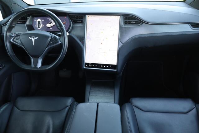 Tesla Model X 100D 6p. 93% SOH, BTW Auto, Panoramadak, 6 Persoons, Autopilot 2.5 computer, Camera, Cruise control, Trekhaak, BTW Auto