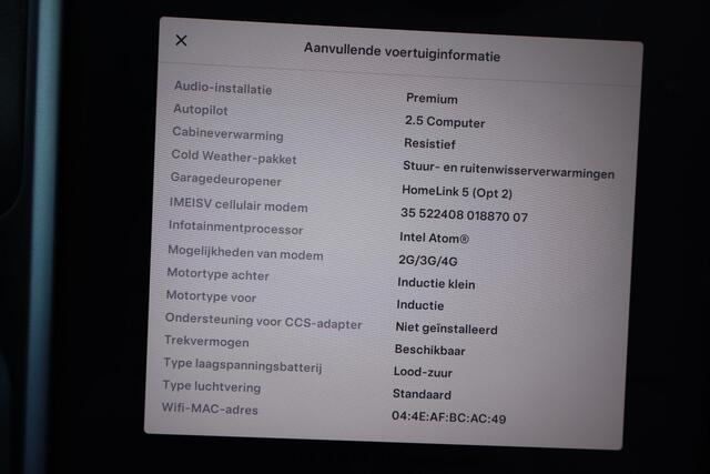 Tesla Model X 100D 6p. 93% SOH, BTW Auto, Panoramadak, 6 Persoons, Autopilot 2.5 computer, Camera, Cruise control, Trekhaak, BTW Auto