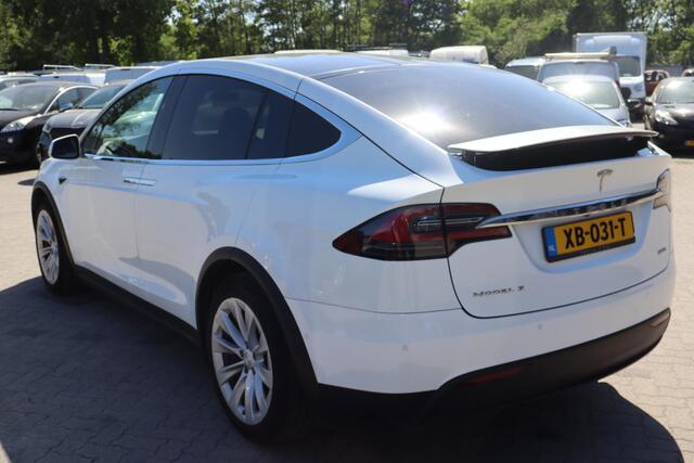 Tesla Model X 100D 6p. 93% SOH, BTW Auto, Panoramadak, 6 Persoons, Autopilot 2.5 computer, Camera, Cruise control, Trekhaak, BTW Auto
