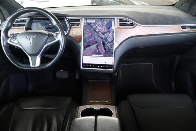 Tesla Model X 90D Base 6p. SOH 92%, Camera rondom, Navigatie, 6 Persoons, Cruise control, Lederen interieur
