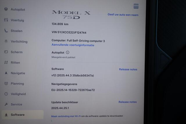 Tesla Model X 75D Base 6p. 90,6% SOH, Camera, 6 Persoons, CCS, Cold weather pakket, Trekhaak, Autopilot 3.0