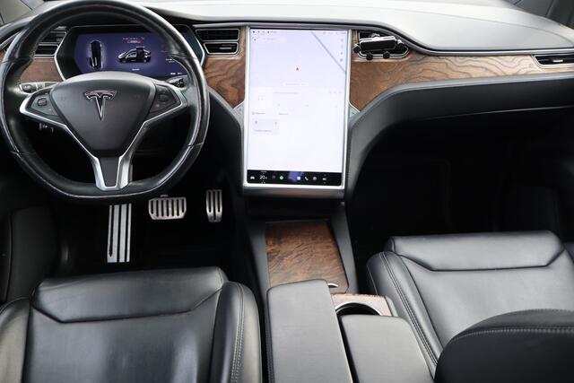 Tesla Model X 100D Performance 6p. Camera, Lederen interieur, CCS ingeschakeld, Cruise control, 6 Persoons, Lederen interieur