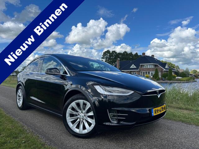 Tesla Model X 100D | SOH 91,2 | Leer | Stoelverwarming | Dodehoek Detectie | Luchtvering | LED