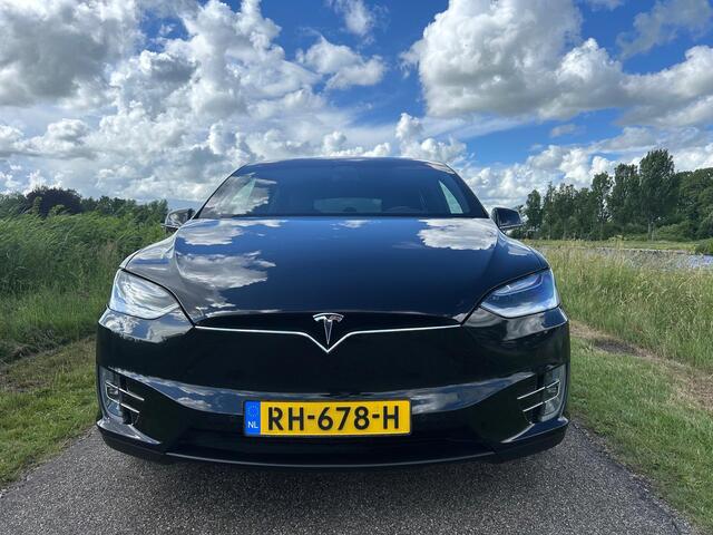 Tesla Model X 100D | SOH 91,2 | Leer | Stoelverwarming | Dodehoek Detectie | Luchtvering | LED