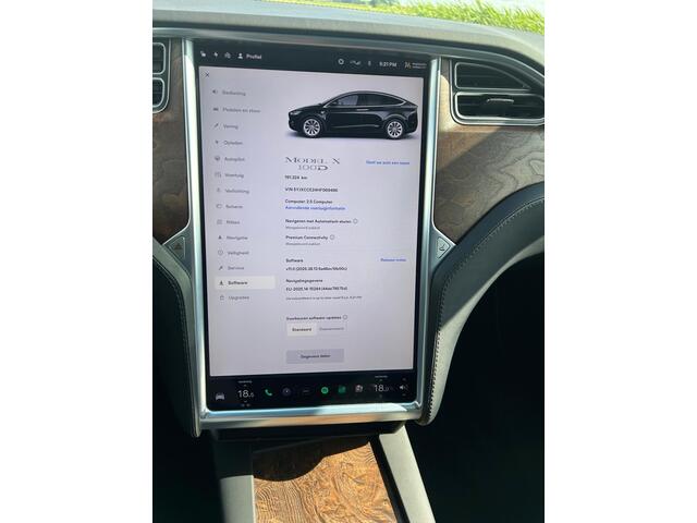 Tesla Model X 100D | SOH 91,2 | Leer | Stoelverwarming | Dodehoek Detectie | Luchtvering | LED