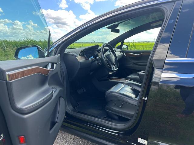 Tesla Model X 100D | SOH 91,2 | Leer | Stoelverwarming | Dodehoek Detectie | Luchtvering | LED