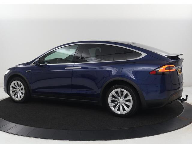 Tesla Model X Long Range | SOH 100% | Panoramadak | Trekhaak | 360 Camera | Stoel & Stuurverwarming | Adaptive cruise | Navigatie | DAB+ | Bluetooth | Climate control | Self-driving | Sfeerverlichting