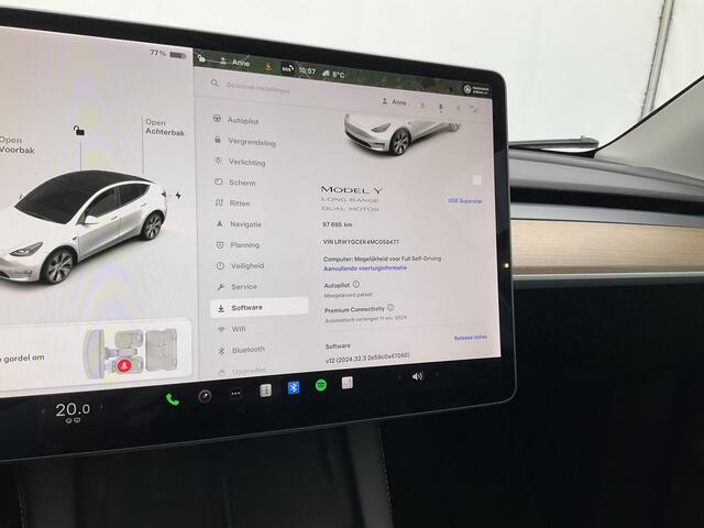 Tesla Model Y Long Range AWD 75 kWh Autopilot Stoelverw voor/achter BTW auto Dual Motor