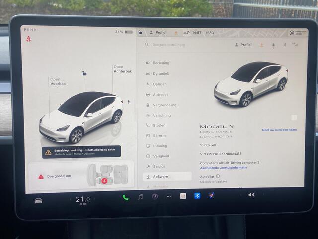 Tesla Model Y Long Range Dual AWD 78.1 kWh | AUTOPILOT | UNIEKE KM STAND! | TESLA GARANTIE T/M 9-2026