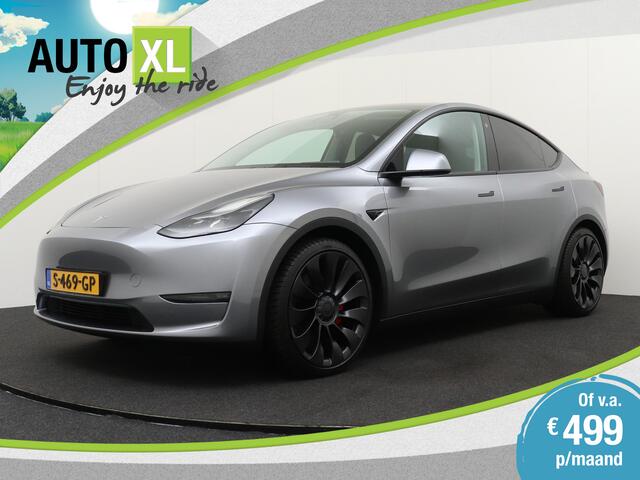 Tesla Model Y Performance AWD 463 PK 75 kWh FSD-Pack 21" Velgen Pano-Dak