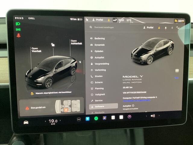 Tesla Model Y Long Range AWD 75 kWh | Trekhaak | Leder |* 27 t/m 31 dec eindejaarsshow!!