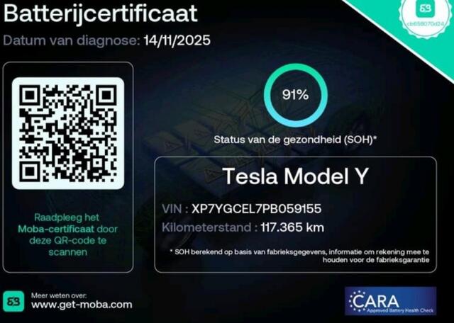 Tesla Model Y Performance AWD 75kWh | SOH 91%