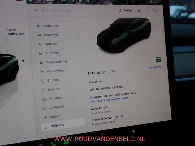 Tesla Model Y RWD LFP 60KWH 96%SOH BRITISH RACING GREEN + 20 INCH !! AUTOPILOT / TREKHAAK