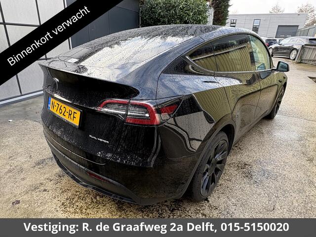 Tesla Model Y Long Range AWD 75 kWh SOH 84% | Navigatie | Leder | Stoelverwarming | FSD systeem