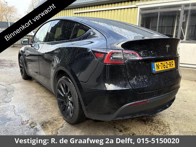 Tesla Model Y Long Range AWD 75 kWh SOH 84% | Navigatie | Leder | Stoelverwarming | FSD systeem