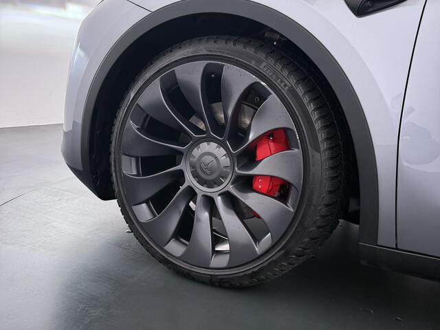 Tesla Model Y Performance AWD 535PK Leder Warmtepomp Autopilot FSD-4 Computer Panodak Navi Ecc Lmv 21" Elek.Stoelen+Memory Stoel+Stuurverwarming Adap.Cruise Privacy Glas Matrix-Led Lithium-ion AMD Ryzen(TM) 4WD 1e Eigenaar Origineel Nederlandse Auto Fabrieksgarantie no