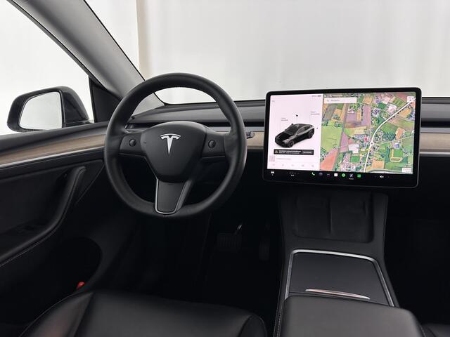 Tesla Model Y Long Range AWD 75 kWh [ 3-Fase ] {SOH-81%} (INCL-BTW) Aut. *PANO | AUTO-PILOT | LEATHER | NAVI-FULLMAP | MATRIX-LED | KEYLESS | CAMERA | DAB+ | HEATED-COMFORTSEATS | PRIVACY-GLASS | TOPVIEW | 20''ALU | TOWBAR*