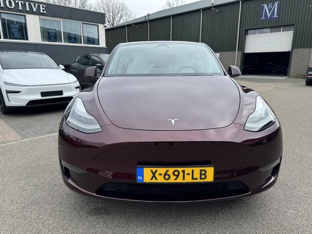 Tesla Model Y Performance AWD 75 kWh AFNEEMBARE TREKHAAK| CHERRY RED| VOLLEDIGE TESLA GARANTIE TOT 14-12-2027 OF 80K KM|1STE EIGENAAR ORIG. NL| AUTOPILOT| STOELVERWARMING VOOR + ACHTER|