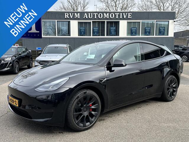Tesla Model Y Long Range AWD 75 kWh SOH 88%|BTW|VAN ¤30.900,- NU VOOR SLECHTS ¤28.877,- Uw LENTEVOORDEEL ¤2.023,- | AFNEEMBARE TREKHAAK|DE HOOGVOLTACCU EN AANDRIJFLIJN GARANTIE TOT 2030 of 192.000KM| AUTOPILOT| STOEL+ STUURVERWARMING| ACHTERBANK VERWARMD