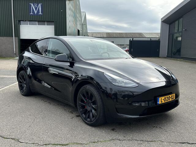 Tesla Model Y Long Range AWD 75 kWh SOH 88%|BTW|VAN ¤30.900,- NU VOOR SLECHTS ¤28.877,- Uw LENTEVOORDEEL ¤2.023,- | AFNEEMBARE TREKHAAK|DE HOOGVOLTACCU EN AANDRIJFLIJN GARANTIE TOT 2030 of 192.000KM| AUTOPILOT| STOEL+ STUURVERWARMING| ACHTERBANK VERWARMD