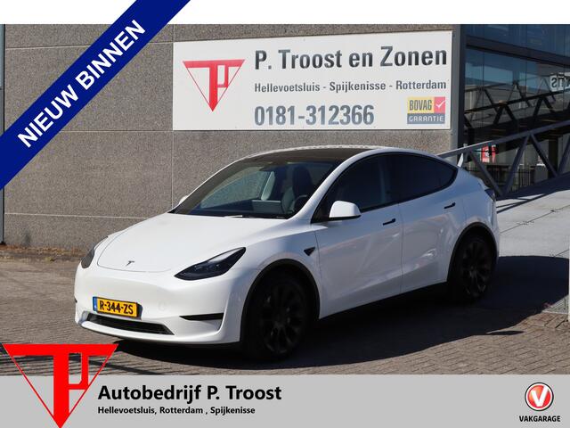Tesla Model Y RWD 58 kWh Enhanced Autopilot/1ste Eigenaar/Nederlandse auto/Stoelverwarming voor+Achter/Lederen bekleding/Achteruitrijcamera/Parkeersensoren rondom