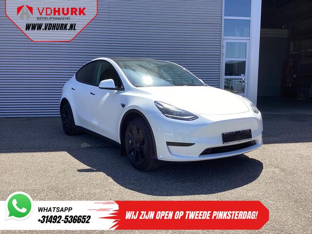 Tesla Model Y Long Range AWD 75 kWh 540 km WLTP MARGE SOH 92%/ Pano/ Warmtepomp/ Adapt.Cruise/ Memory/ Elek.klep/ Stoelverw./ Navi/ 360 camera/ Climate/ 19"LMV