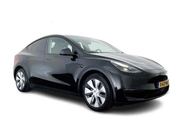 Tesla Model Y Long Range AWD 75 kWh [ 3-Fase ] {SOH-91%} (INCL.BTW) Aut. *PANO | LEATHER | AUTO-PILOT | NAVI-FULLMAP | MATRIX-LED | KEYLESS | CAMERA | DAB+ | HEATED-COMFORTSEATS | PRIVACYGLASS | TOPVIEW*