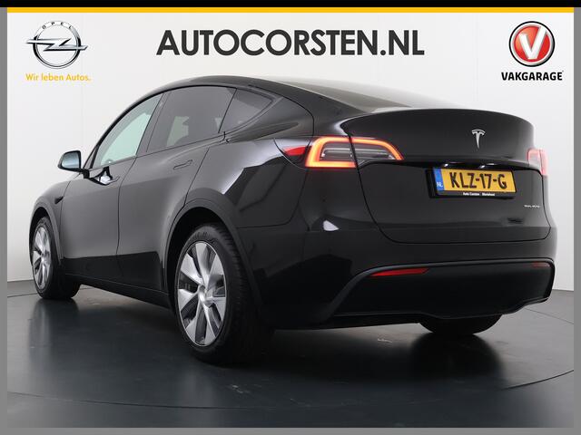 Tesla Model Y Long Range AWD 75kWh Warmtepomp Stoel+Stuur+Achterbankverwarming Premium Audio Leder Adap.Cruise Navi Camera's Ecc Keyless Voorverwarmen+Koelen Elek.Stoelen+Memory Panoramadak Elek.Achterklep AMD Ryzen(TM) Google Maps Dog+Kampeer modus Lmv 19" Led Privacy