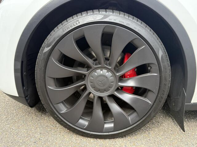 Tesla Model Y Performance AWD 75 kWh 21 INCH TURBINE VELGEN | TESLA GARANTIE T/M 01-2028 OF 80.000 KM | ACCU & AANDRIJFLIJN GARANTIE T/M 01-2032 OF 192.000 KM | ALL IN RIJKLAAR PRIJS |