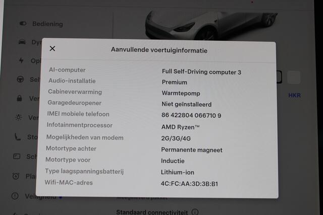 Tesla Model Y Long Range AWD 75 kWh SOh 91% PANO LEER LED 95000KM!!!