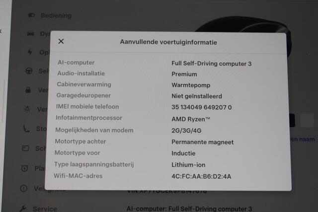 Tesla Model Y Long Range AWD 75 kWh SOh 92.9% NAVI LEER PANO ORG NL 69000KM!!!