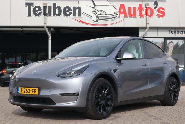 Tesla Model Y Long Range AWD 75 kWh | SOH 95% | Full Self-Driving comp 3 | Warmtepomp | Trekhaak | 20 inch Lm velgen