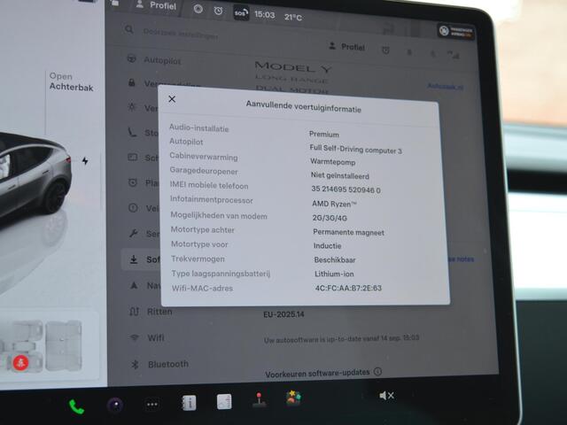 Tesla Model Y Long Range AWD 75 kWh | Trekaak | SoH 94%