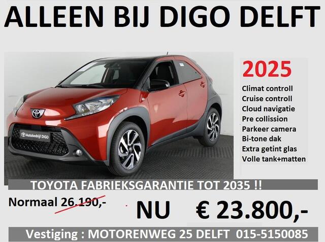 Toyota AYGO X 1.0 VVT-i S-CVT PULS-PACK AUTOMAAT **NIEUWE AUTO UIT VOORRAAD**VOORRAADDEAL**