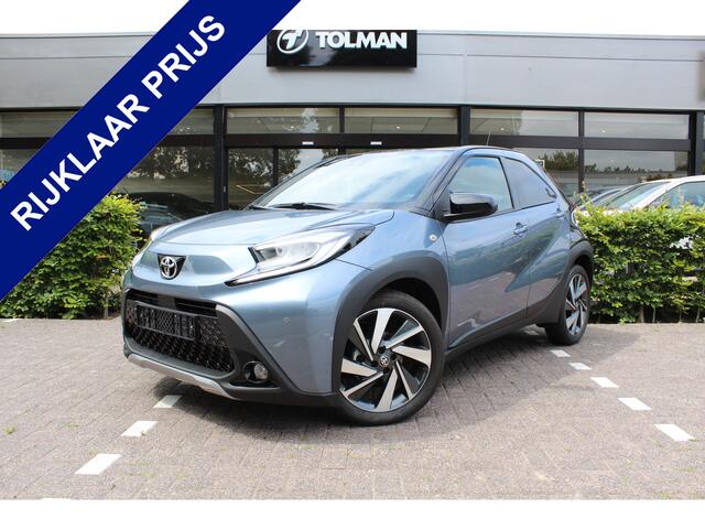 Toyota AYGO X 1.0 VVT-i Envy Automaat | Rijklaar | Half-leder | Stoelverw. | Keyless | LED | Sensoren v+a | Clima | Navi | Apple/Android