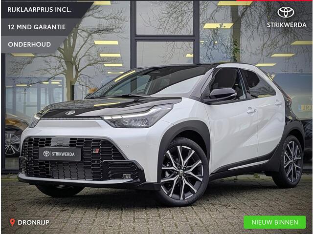 Toyota AYGO X Hybrid 115 GR Sport | Nieuw model! | JBL | Stoelverw. | Camera | PDC V+A | ACC | Keyless | Qi-lader | Half-leer