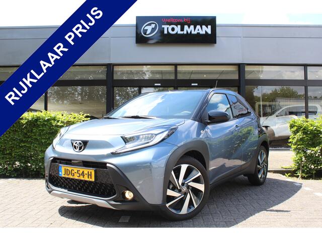 Toyota AYGO X 1.0 VVT-i S-CVT Premium | Rijklaar | 'Trekhaak' | Keyless | LED | Half-leder | Stoelverw. | Sensoren v+a | Camera | Clima | Adap.cruise