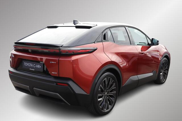 Toyota C-HR Executive AWD 77 kWh, Inruilpremie ¤2.000,-, 22kW AC, BSM, JBL, PANO, Bi-Tone, 360 graden camera!