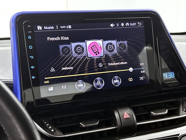 Toyota C-HR 1.8 Hybrid Bi-tone Plus | Dealer onderhouden | JBL | Dodehoek detectie | Stoel+stuurverwarm0ing | Parkeersensoren voor+achter met assistent | Trekhaak afneembaar | Lederen bekleding | Navigatie | volledig LED |