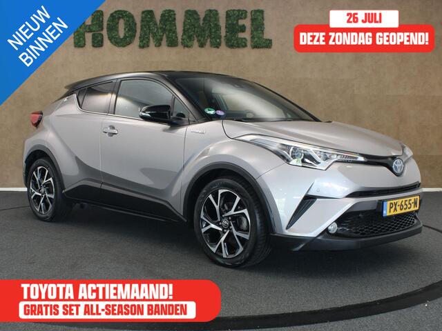 Toyota C-HR 1.8 Hybrid Bi-Tone - ORIGINEEL NEDERLANDSE AUTO - ACHTERUITRIJCAMERA - NAVIGATIESYSTEEM FULL MAP - CRUISE CONTROL ADAPTIEF - DODEHOEKDETECTIE - KEYLESS ENTRY - VOORSTOELEN VERWARMD - PARKEERSENSOREN VOOR EN ACHTER - PARKEER ASSISTENT - AUDIO INSTALLATIE P