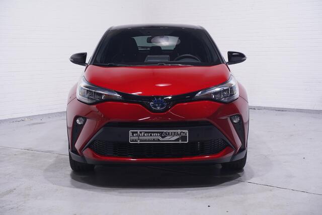 Toyota C-HR 2.0 Hybrid Dynamic Team Duitsland Apple-carplay 18"-lmv Led-verlichting Camera DAB-ontvangst stoel-verwarming lane-assist cruise-controle inparkeerhulp Climate-controle mistlampen voor PDC v+a private-glas