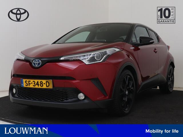 Toyota C-HR 1.8 Hybrid Black Edition | Dealer onderhouden | JBL | Trekhaak afneembaar | Dodehoek detectie | Stoelverwarming | Lederen bekleding | Parkeersensoren voor+achter met assistent |