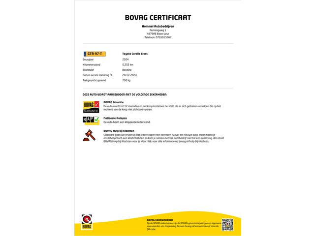 Toyota COROLLA Cross Hybrid 140 Active - ORIGINEEL NEDERLANDSE AUTO - ADAPTIVE CRUISE CONTROL - ACHTERUITRIJ CAMERA - NAVIGATIE - APPLE CARPLAY/ANDROID AUTO - LANE ASSIT - DAB RADIO