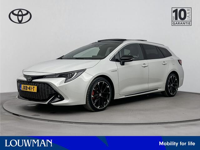 Toyota COROLLA Touring Sports 2.0 Hybrid GR-Sport Plus Limited | Stoel-/Stuur-/Voorruitverwarming | Achterklep Elektrisch | Apple Carplay/Android Auto | Parkeersensoren V+A | Draadloze Telefoonlader | 18'' Lichtmetalen Velgen |