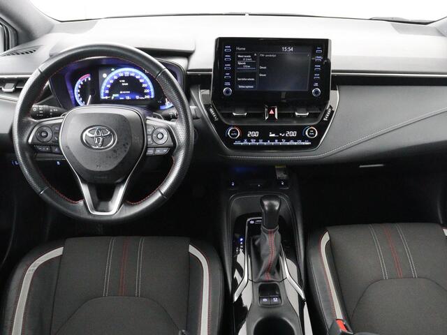 Toyota COROLLA 2.0 Hybrid GR-Sport | Stoelverwarming | Adaptive cruise | Sportstoelen | Carplay | Camera | Park Assist | DAB | Keyless | Full LED | Half leder | Climate control