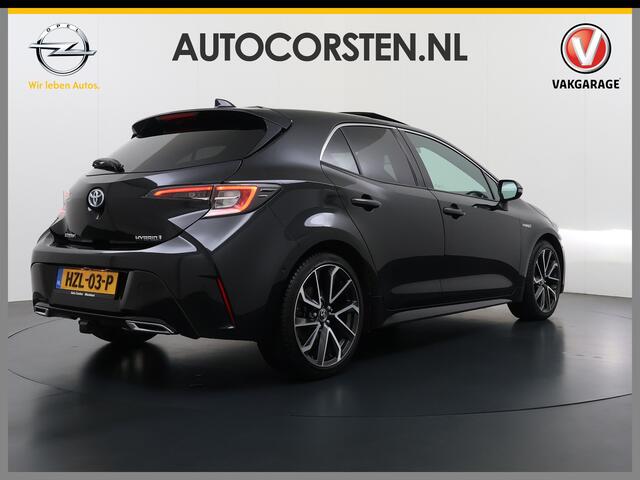 Toyota COROLLA 2.0I 184 PK Hybride AUT. Trekhaak Pano-Dak Camera Adaptive-Cruise Apple Carplay Android Stoel+Stuurverwarming Navi* Ecc JBL®-Audio Pdc Executive Lmv Led Privacy Glas Lane Assist Regen-Lichtsensor Keyless Draadloze lader Voorruit Verwarmbaar Dodehoekdetect