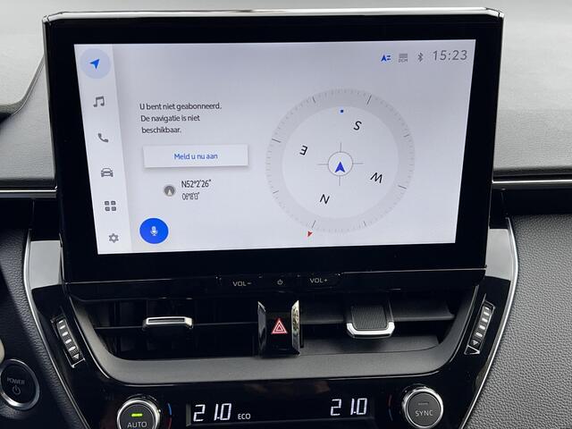 Toyota COROLLA Touring Sports Hybrid 140 Dynamic Automaat / Fabrieksgarantie tot 10 jaar mogelijk / Navigatie / Adaptieve CC / Achteruitrijcamera / Stuur- en stoelverwarming / Apple Carplay Android / 17" LM wielen + All Season banden /