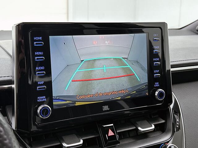 Toyota COROLLA Touring Sports 2.0 Hybrid GR-Sport Plus | Full Options | Stoel+stuurverwarming | Apple CarPlay/Android Auto | Climate Control | Cruise Control Adaptive | Achteruitrijcamera | Panoramadak | BSM | JBL | Elektrische Achterklep |