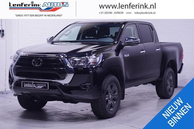 Toyota HI-LUX Hilux 2.4 D4-D 150 pk 4x4 Automaat Grijs Kenteken BPM Vrij, Camera, Apple Carplay, 17" LMV, Cruise control, 2-Zits